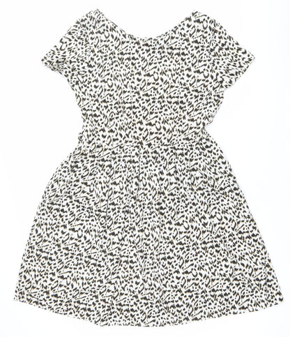 Yours Clothing Women’s Size 16 Animal Print V-Neck Shift Dress