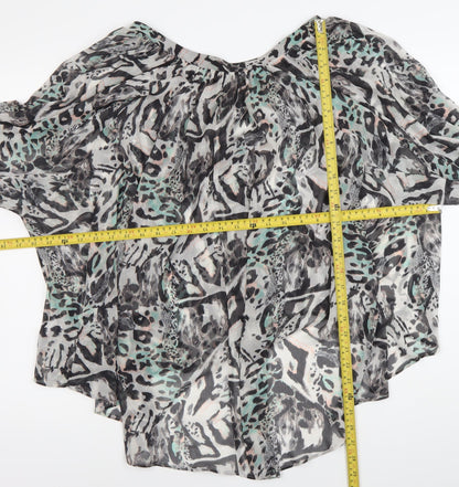 Womens UK Size 8 Sonder Studio Multicoloured Tunic Blouse