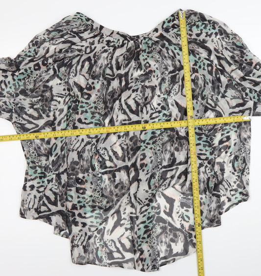 Womens UK Size 8 Sonder Studio Multicoloured Tunic Blouse