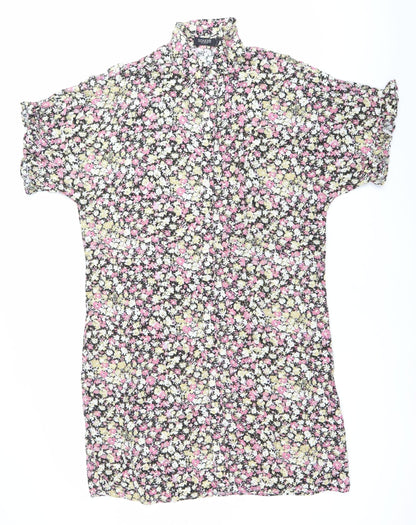 Soaked in Luxury Womens Multicoloured Floral Shift Dress S