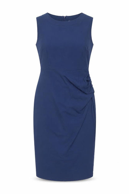 Apricot Womens Blue Size 14 Sheath Dress Sleeveless Workwear