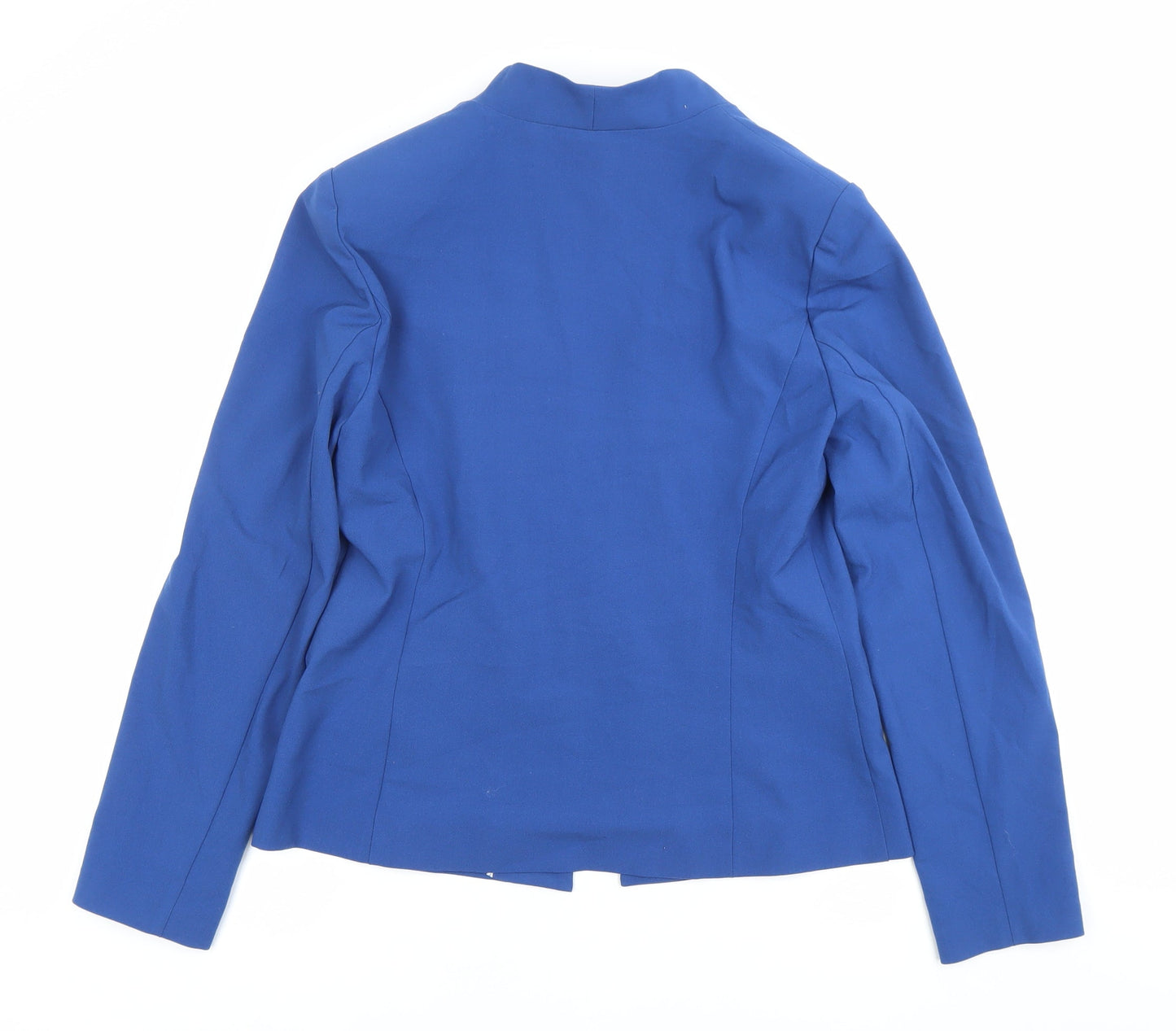 Marks and Spencer Women’s Blue Blazer UK 12 Shawl Collar Tailored