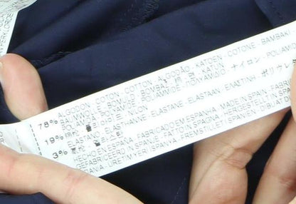 Zara Basic Women's Blue XS Slim Fit Long Sleeve Dress Shirt