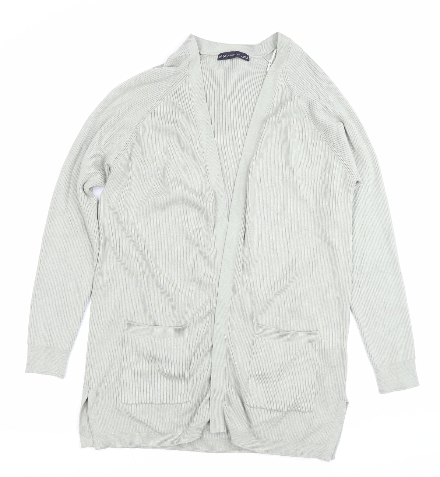 Womens UK Size M Marks and Spencer Grey Cardigan Jumper
