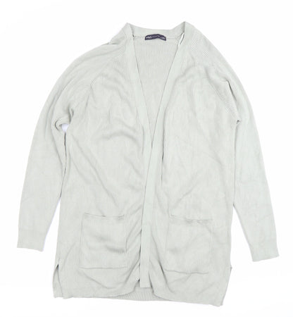Womens UK Size M Marks and Spencer Grey Cardigan Jumper