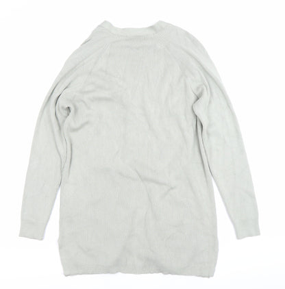 Womens UK Size M Marks and Spencer Grey Cardigan Jumper