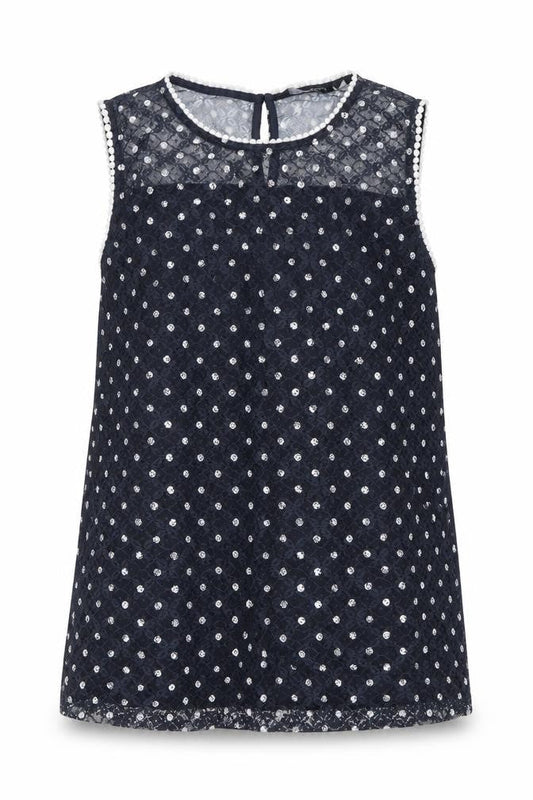 Womens UK Size 14 Dorothy Perkins Blue Tunic Blouse