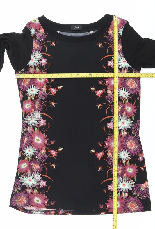 Womens UK Size L Klass Multicoloured Tunic Blouse