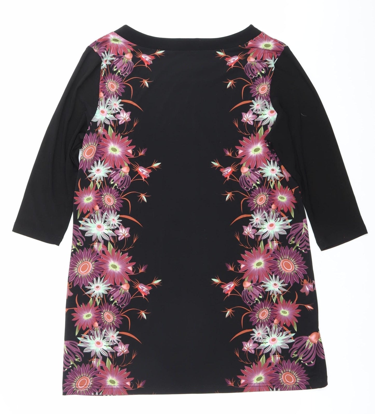 Womens UK Size L Klass Multicoloured Tunic Blouse