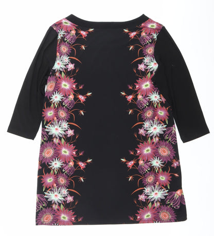 Womens UK Size L Klass Multicoloured Tunic Blouse