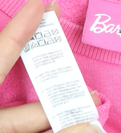 Barbie Women's Pink Pullover Sweatshirt Size XL