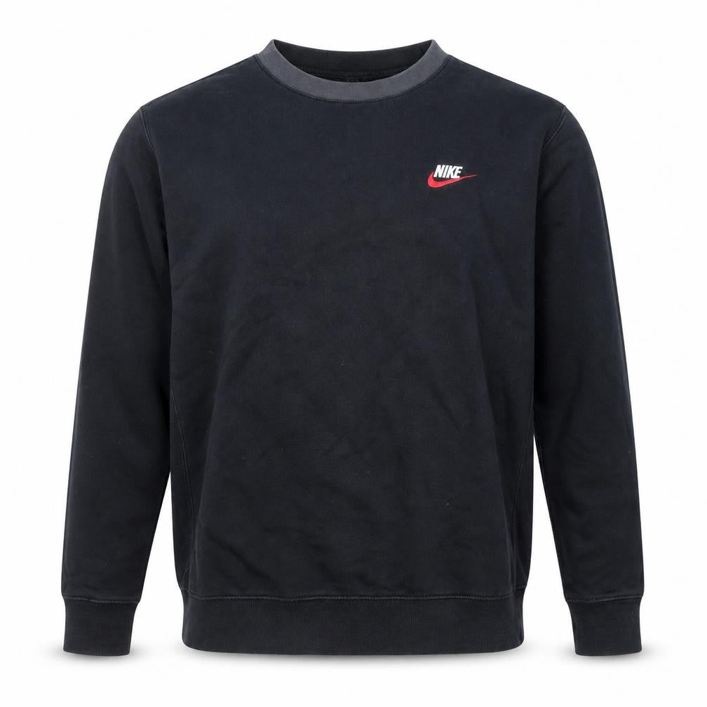 Mens UK Size M Nike Black Pullover Sweatshirt