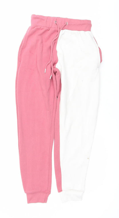 North West Womens Pink Sweatpants S Cotton Blend Joggers