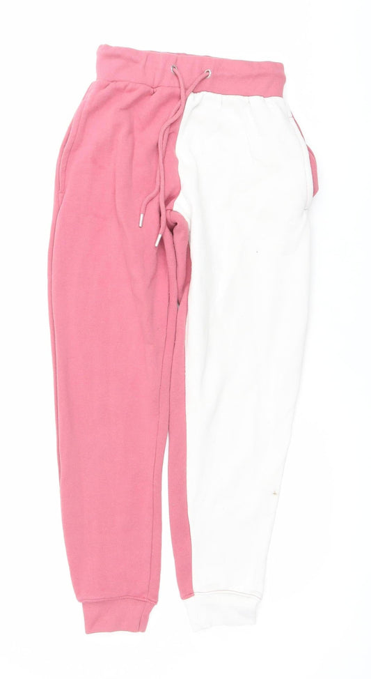 North West Womens Pink Sweatpants S Cotton Blend Joggers