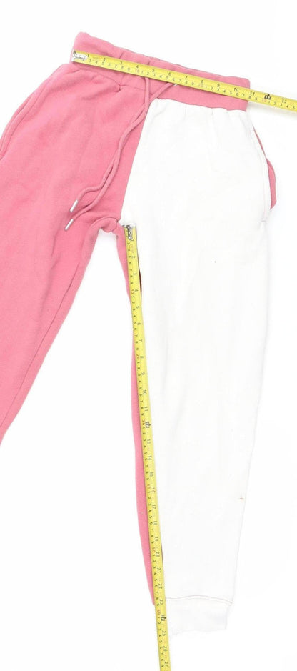 North West Womens Pink Sweatpants S Cotton Blend Joggers
