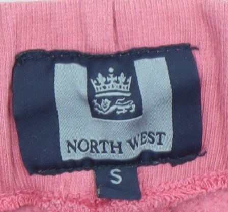North West Womens Pink Sweatpants S Cotton Blend Joggers