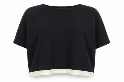 Momo B Women’s Black XL Pullover Jumper Cotton Relaxed Fit
