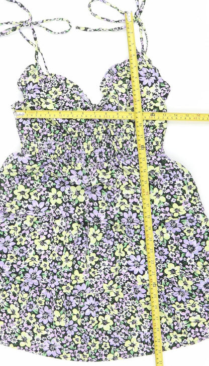 Dorothy Perkins Women’s Multicoloured Floral Mini Dress UK 8