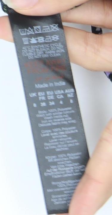 Dorothy Perkins Women’s Multicoloured Floral Mini Dress UK 8