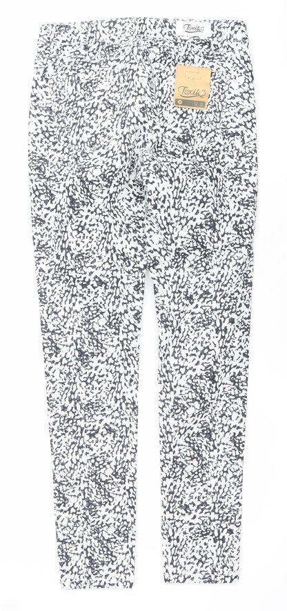 Womens UK Size 10 Toxik3 Slim Fit Skinny Multicoloured Jeans