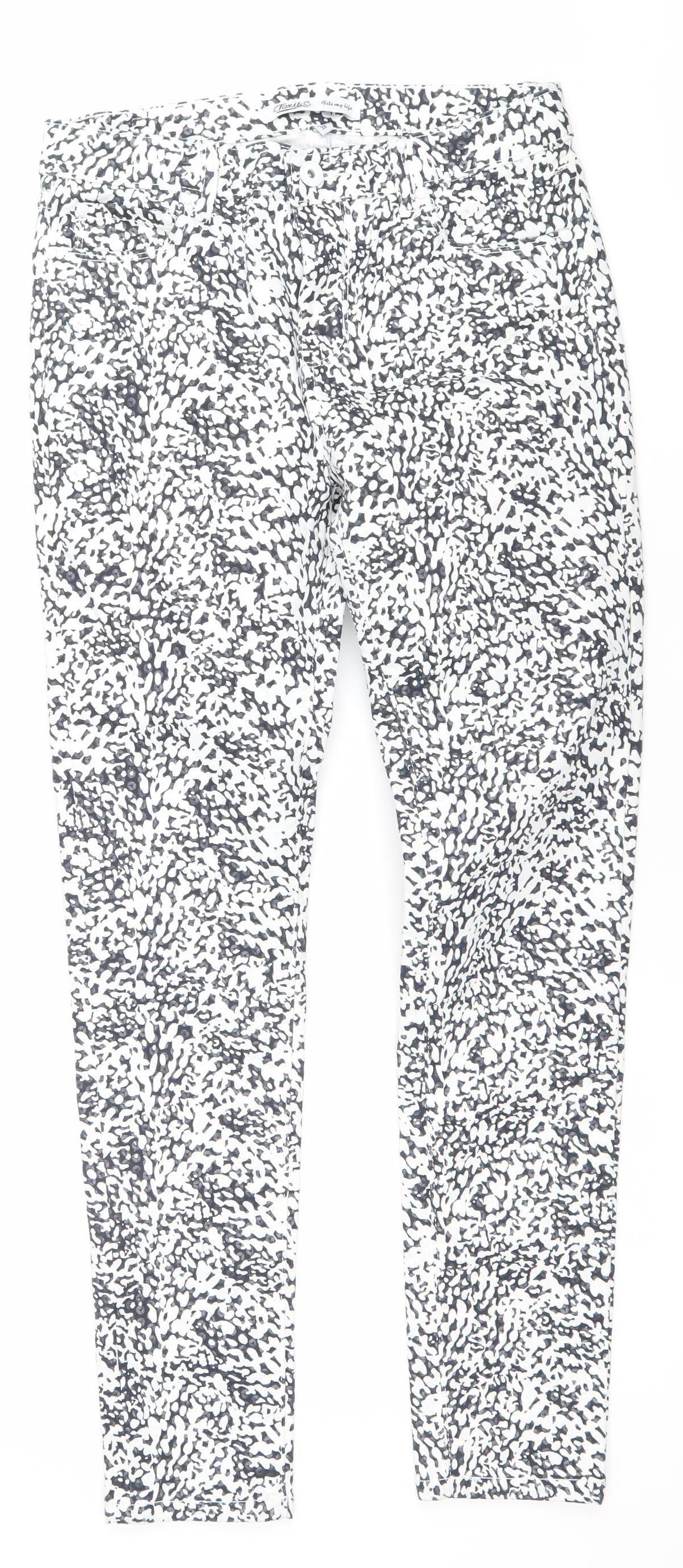 Womens UK Size 10 Toxik3 Slim Fit Skinny Multicoloured Jeans