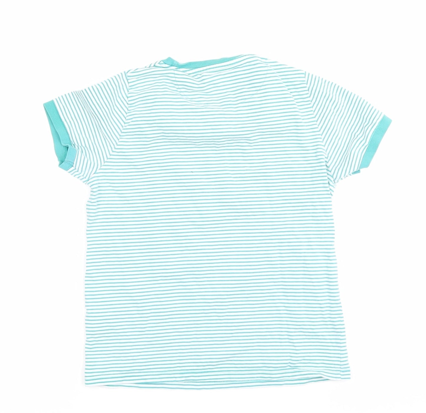 Marks and Spencer Harry Potter Boys Blue Striped T-Shirt 8-9 Years