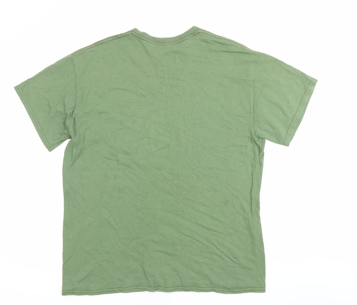 Marvel Avengers Men's Green L Graphic Print Cotton T-Shirt