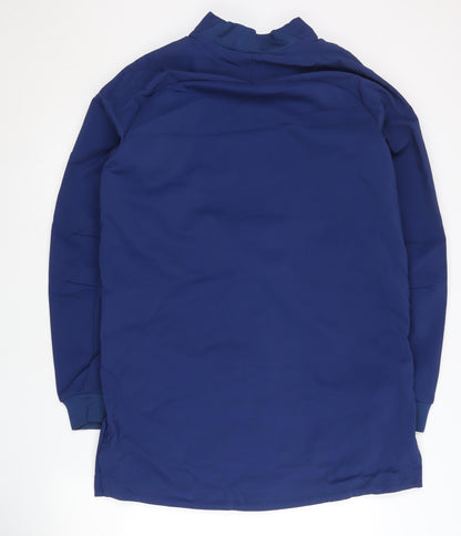 Womens UK Size M Nike Blue Basic Jacket