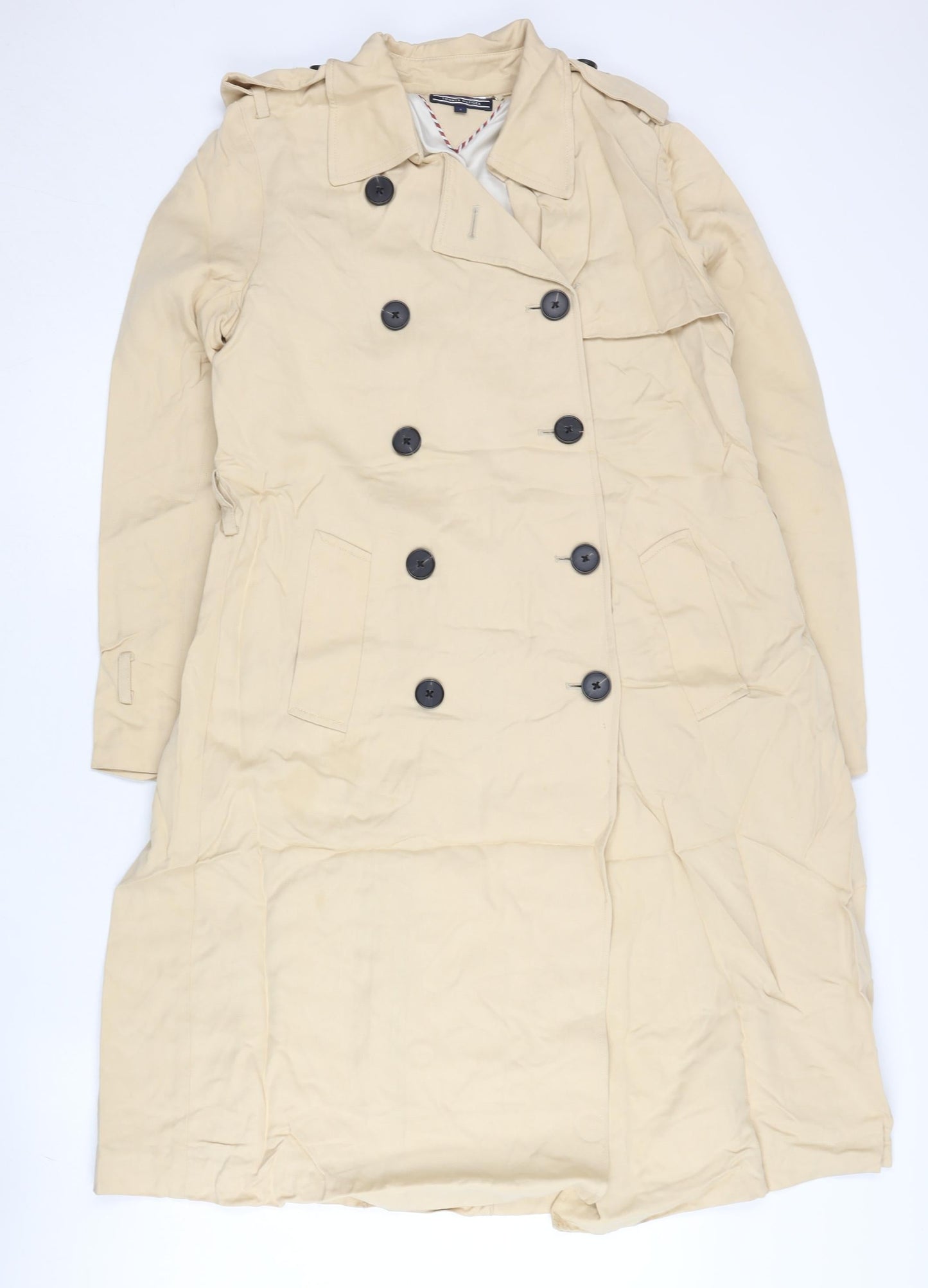 Womens UK Size 8 Tommy Hilfiger Beige Trench Coat