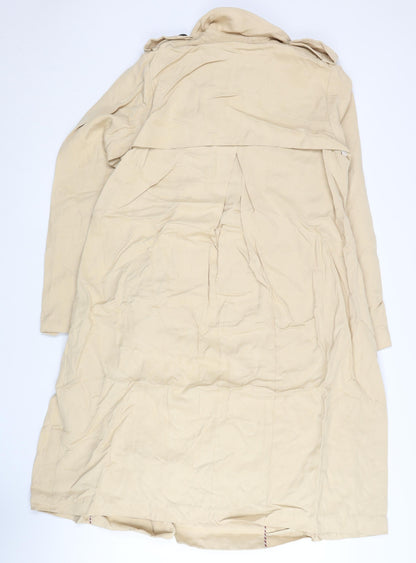 Womens UK Size 8 Tommy Hilfiger Beige Trench Coat
