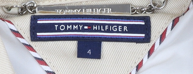 Womens UK Size 8 Tommy Hilfiger Beige Trench Coat