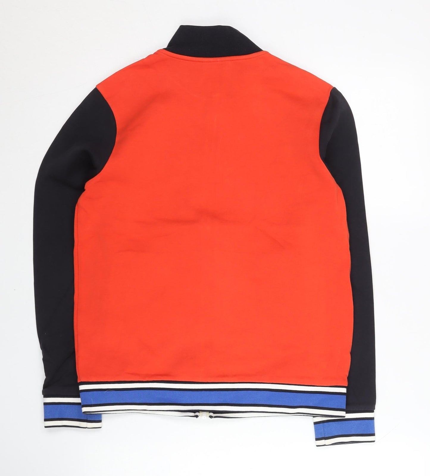 Fila Womens Red Varsity Jacket Size 6 Cotton Blend Retro Zip