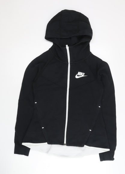 Nike Women’s Black Full Zip Hoodie M Regular Fit Sportswear