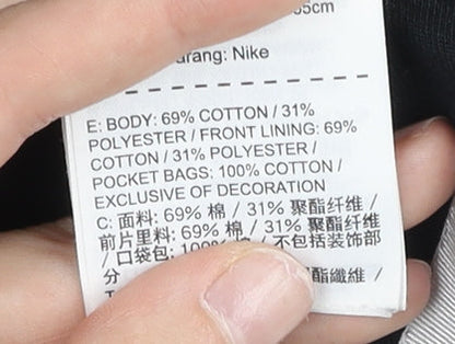 Nike Women’s Black Full Zip Hoodie M Regular Fit Sportswear