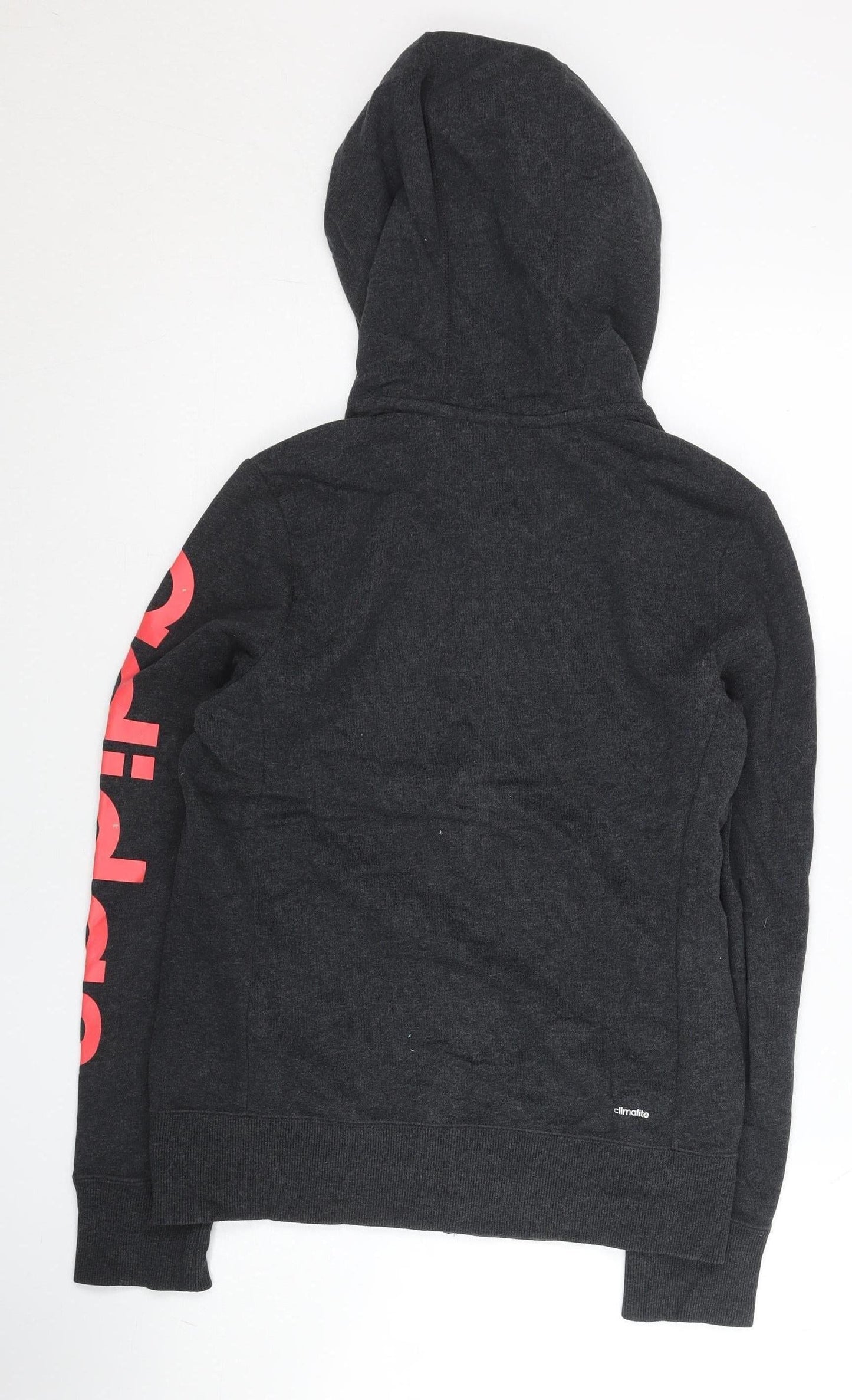 Adidas Women’s Black Medium Full Zip Hoodie Sweatshirt Sport Essentials