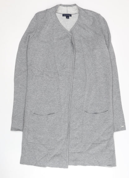 Womens UK Size S Tommy Hilfiger Grey Cardigan Jumper