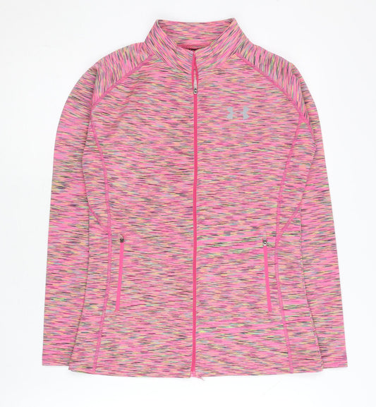 Under Armour Womens Multicoloured L Track Jacket Lightweight Zip