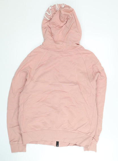 Kappa Women Pink Full Zip Hoodie Size 16 Logo Sportswear