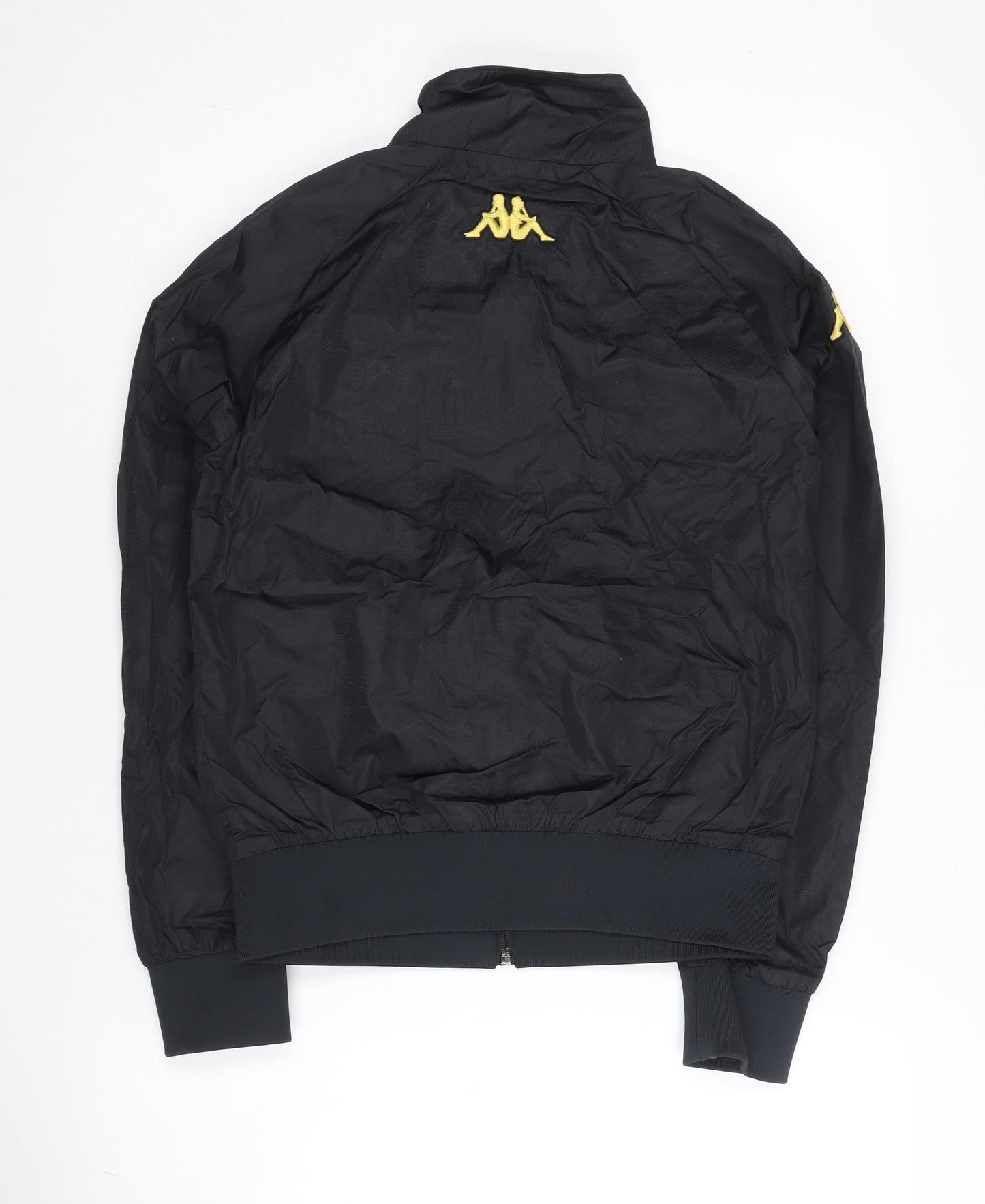 Kappa Womens Black Size 8 Track Jacket Full Zip Sportswear