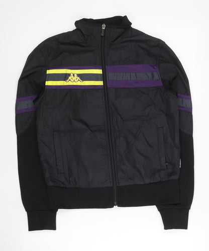 Kappa Unisex Adults Black XL Track Jacket Full Zip Retro Sportswear