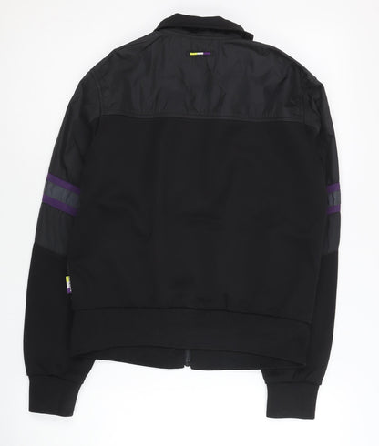 Kappa Unisex Adults Black XL Track Jacket Full Zip Retro Sportswear