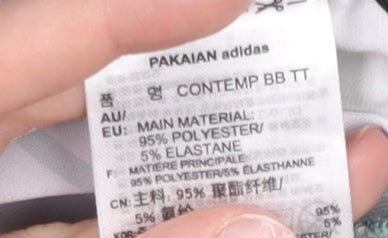 Adidas Women’s Multicoloured Track Jacket Size 10 Cropped Lightweight