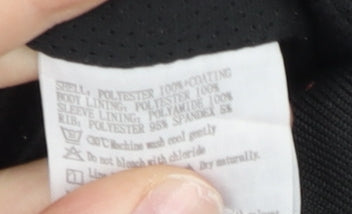 Kappa Womens Black Size 12 Track Jacket Germany Logo Full Zip