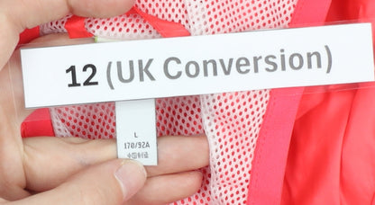 Adidas Womens Multicoloured Size 12 Windbreaker Jacket Hooded