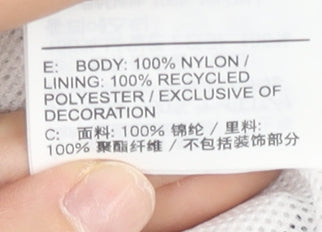 Nike Women’s Blue Geometric Track Jacket Size L Lightweight