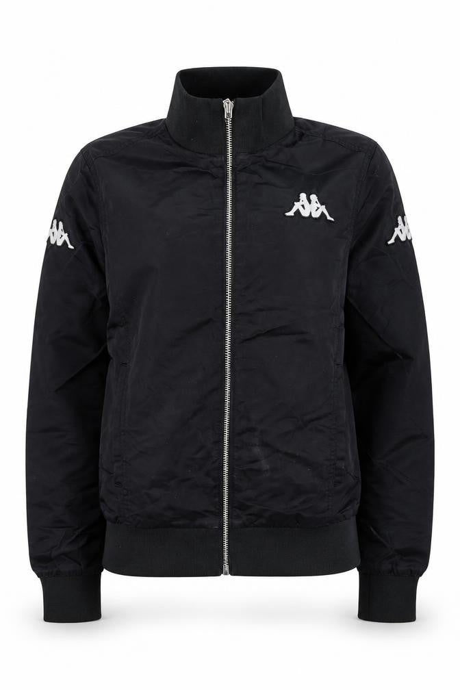 Womens UK Size 8 Kappa Black Gym & Training Casual Walking Jacket
