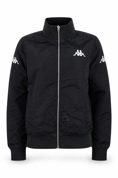 Womens UK Size 8 Kappa Black Gym & Training Casual Walking Jacket