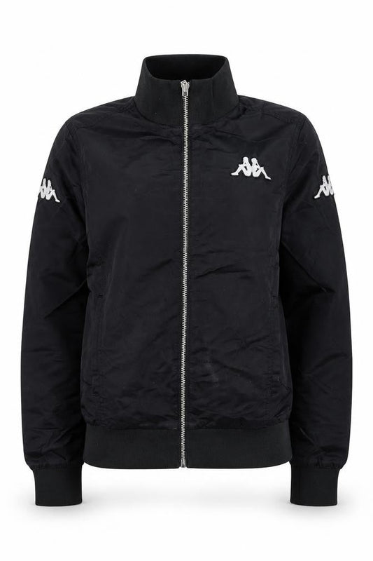 Womens UK Size 8 Kappa Black Gym & Training Casual Walking Jacket