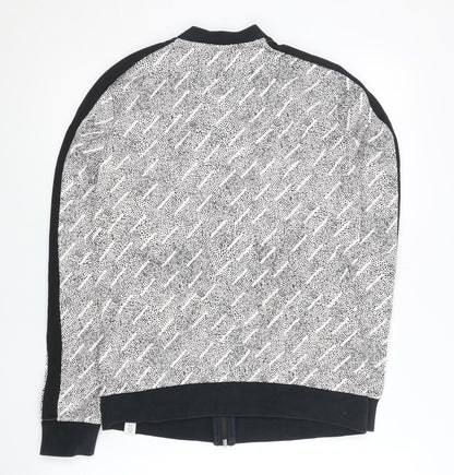 Puma Womens Black Size 12 Track Jacket Full Zip Lightweight