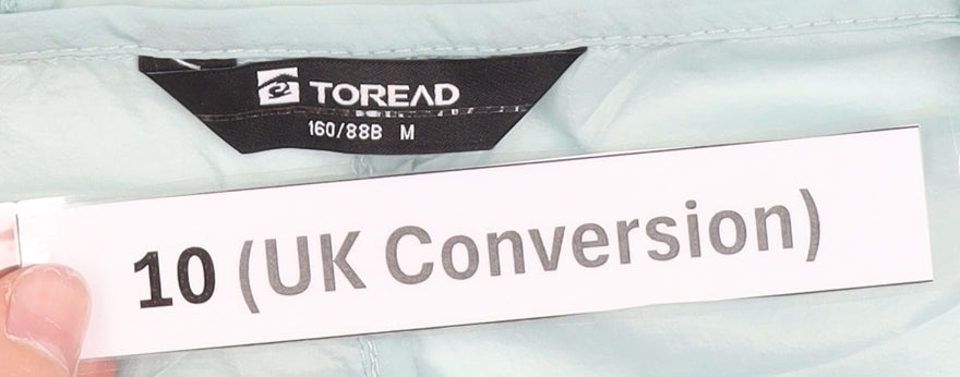 Womens UK Size 10 Toread Green Rain Coat